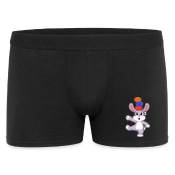 Danse de Pâques du lapin - Boxer Homme - noir - Devant