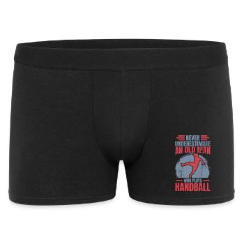 Grand-père handball - Boxer Homme - noir - Devant
