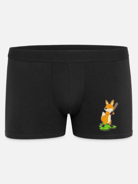 Fox Baseball Baseball Bat - Men's Boxer Shorts - black