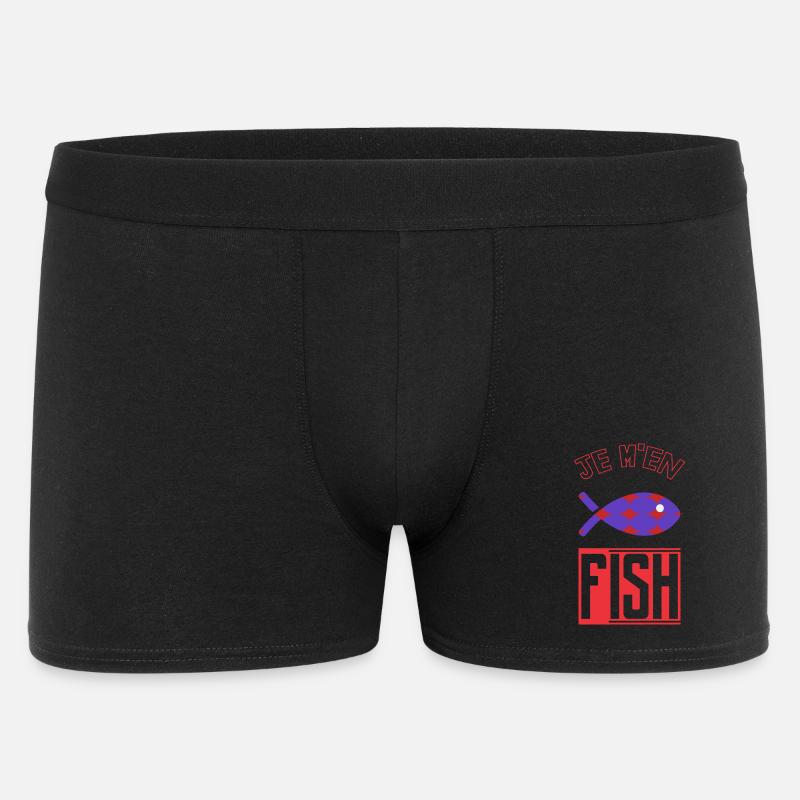IST MIR EGAL - Männer Boxer Shorts - Schwarz