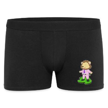 Leo Groom Tie Wedding - Men's Boxer Shorts - black - Front