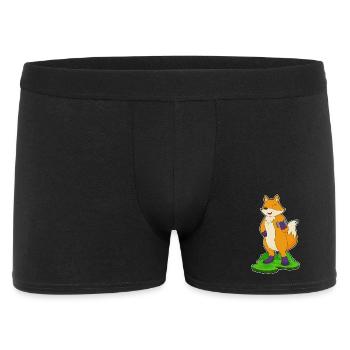 Fox Bodybuilder Dumbbell Bodybuilding - Men's Boxer Shorts - black - Front