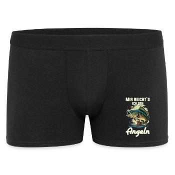 I've had enough, I'm going fishing! - Men's Boxer Shorts - black - Front
