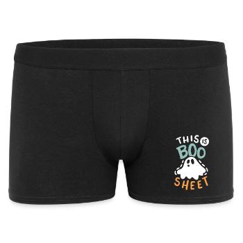 Geist Halloweenkostüm - Männer Boxer Shorts - Schwarz - Vorne