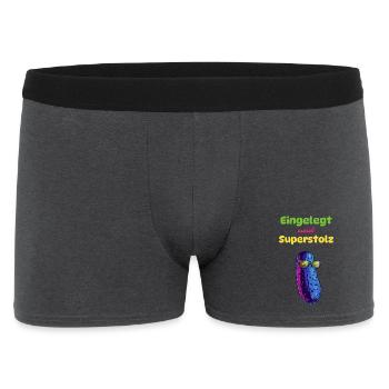 Pickled and super proud - Men's Boxer Shorts - charcoal grey - Front