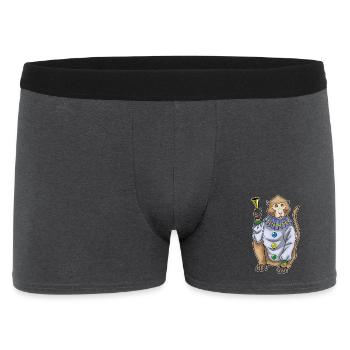 Singe Clown Corne de Clown - Boxer Homme - charbon - Devant