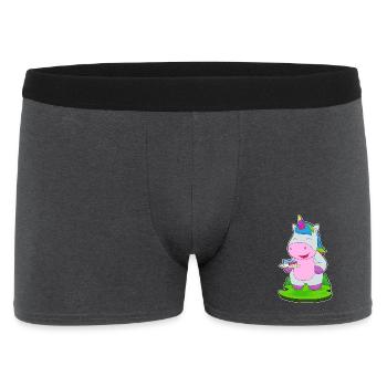 Gâteau Licorne - Boxer Homme - charbon - Devant