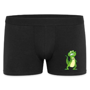 Tyrannosaurus rex and small arms - Men's Boxer Shorts - black - Front