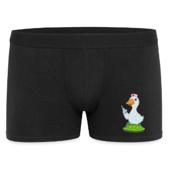Duck Nurse Nursing Everyday Life - Men's Boxer Shorts - black - Front