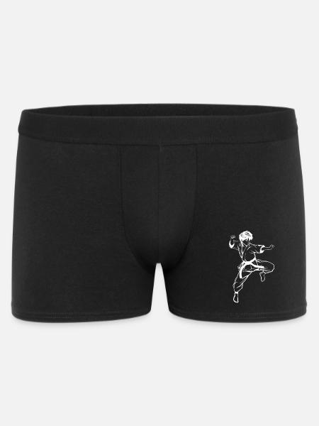 Karate Boy Sketch - Men's Boxer Shorts - black