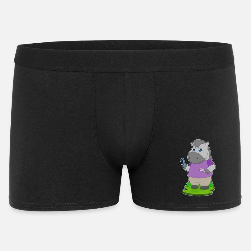 Cheval coiffeur Ciseaux Peigne - Boxer Homme - noir