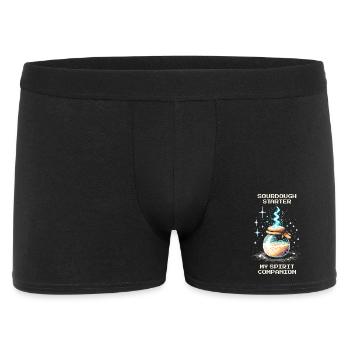 Le levain : mon âme sœur | Cuisson du pain - Boxer Homme - noir - Devant