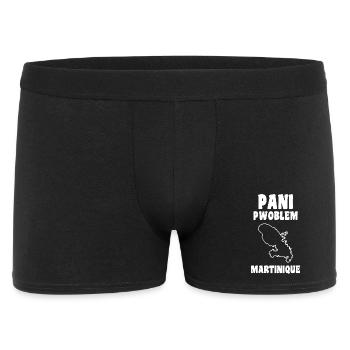 Panipwoblem Martinique Humour Antillais Mentalité - Boxer Homme - noir - Devant