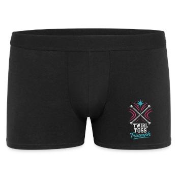 Bâton Twirler Majorette Captain Squad Club - Boxer Homme - noir - Devant