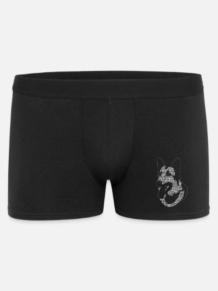 German Shepherd Word Art Gift - Men's Boxer Shorts - black