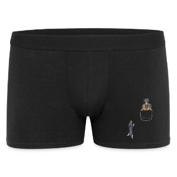 Dachshund Pocket Tee - Men's Boxer Shorts - black - Front
