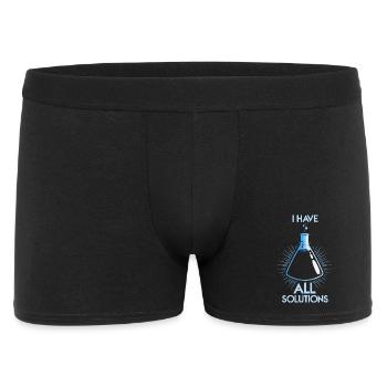 Chimie Chimiste Professeur de chimie Drôle de science - Boxer Homme - noir - Devant