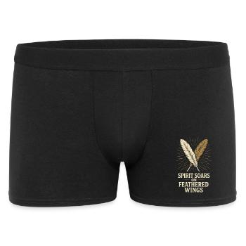 Plume Et Rêve Boho Festival Motif Spirituel - Boxer Homme - noir - Devant