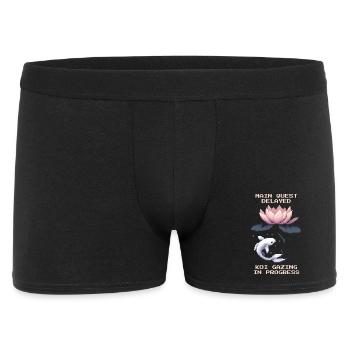 Quête principale retardée | Koi Viewing Zen Pond - Boxer Homme - noir - Devant