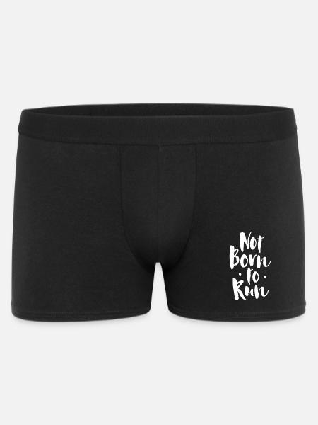 Pas né pour courir - Boxer Homme - noir