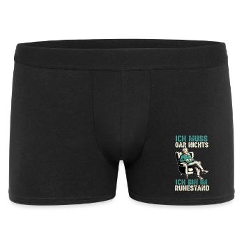 Grandpa Retiree 2025 Grandchild Gift Retirement - Men's Boxer Shorts - black - Front