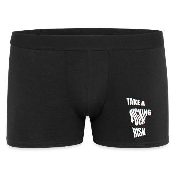 Take a Risk - Men's Boxer Shorts - black - Front