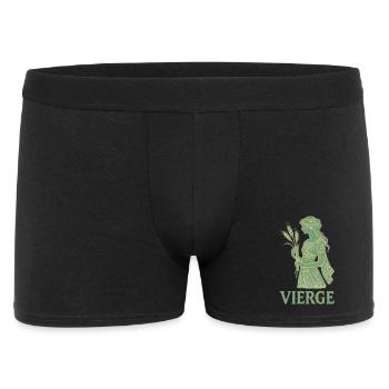 Jungfrau Sternzeichen - Astrologie - Männer Boxer Shorts - Schwarz - Vorne