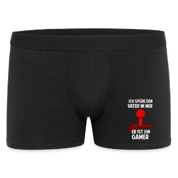 Gamer Gamer Nerd Father Saying Father's Day Funny - Men's Boxer Shorts - black - Front