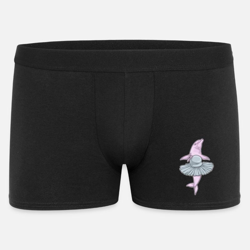 Danse ballerine du dauphin - Boxer Homme - noir