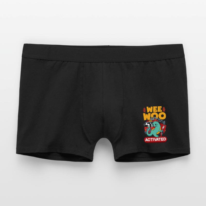 Wee Woo Squad Fire Tiny Firefighter Men's Boxer Shorts