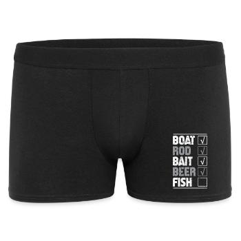 Anglers Fishermen Fishing Sport Fishermen - Men's Boxer Shorts - black - Front