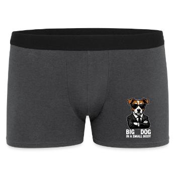 Jack Russell Terrier Anzug Chef Hund Geschenk - Boxer Homme - charbon - Devant