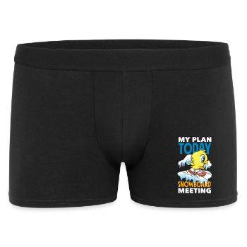 Télésiège de réunion de snowboard snowboard - Boxer Homme - noir - Devant