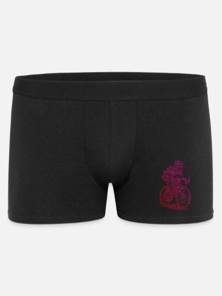 Purist road bike theme - Men's Boxer Shorts - black