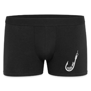 Bite Me Hook Graphic - Men's Boxer Shorts - black - Front