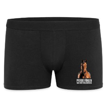 Horses feel what we conceal Saying for - Men's Boxer Shorts - black - Front