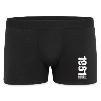 65th Birthday Gift Husband Wife March 1961 - Men's Boxer Shorts - black - Front