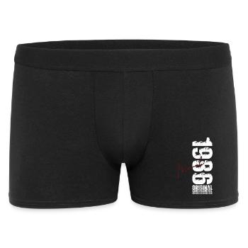 40th Birthday Gift Husband Wife March 1986 - Men's Boxer Shorts - black - Front