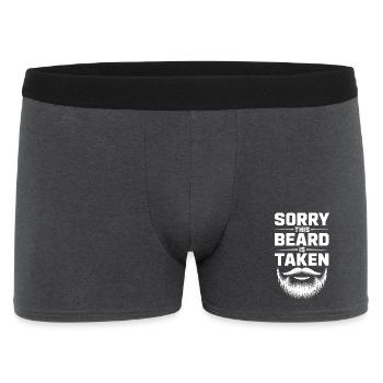 Statut de la barbe : Pris - Boxer Homme - charbon - Devant