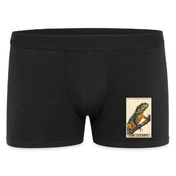 Lézard des lézards - Boxer Homme - noir - Devant