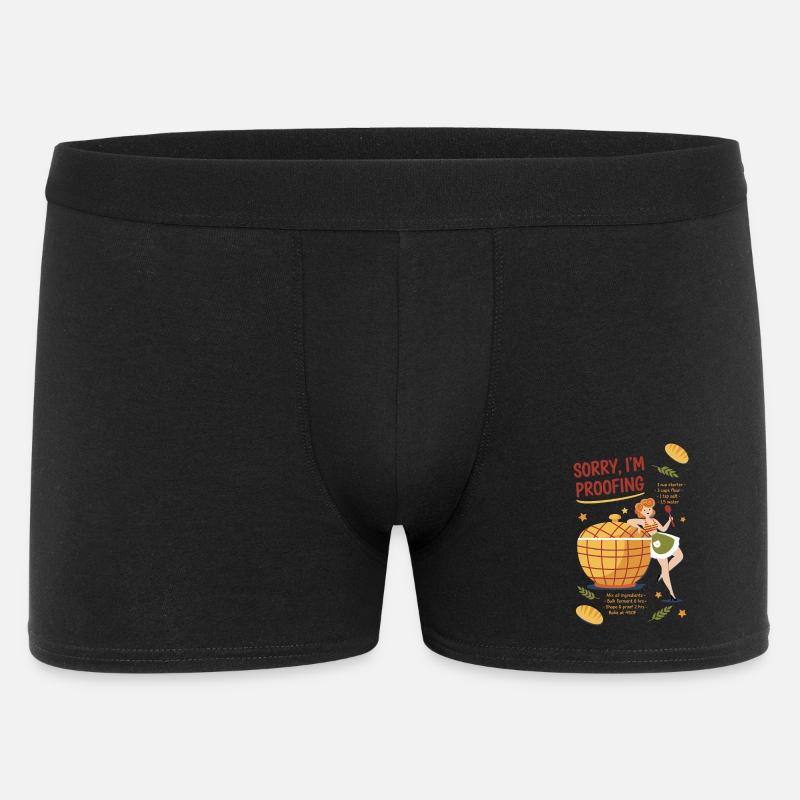 Sauerteigbrot-Backbäcker Entschuldigung, ich werde gehen - Männer Boxer Shorts - Schwarz