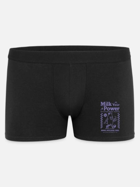 MilkPower Bottle - Men's Boxer Shorts - black