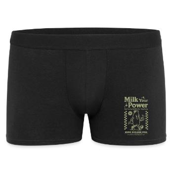 Milk Power Power for breakfast - Men's Boxer Shorts - black - Front