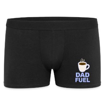Dad Fuel – Design de Papa alimenté par le café - Boxer Homme - noir - Devant