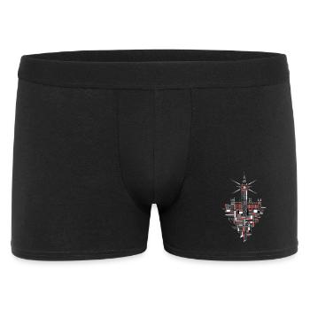 Big Ben de la Skyline de Londres - Boxer Homme - noir - Devant