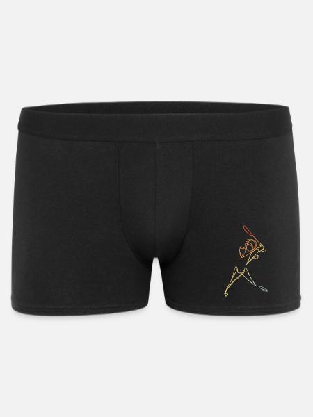 Cricketer Sketch - Men's Boxer Shorts - black