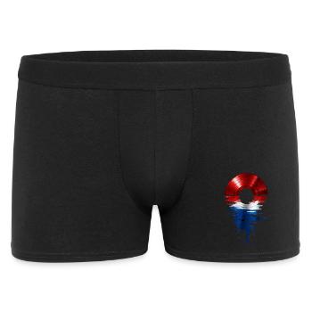 Vinyl Record Holland Design – Music & Flag - Boxer Homme - noir - Devant