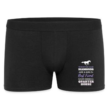 Quarter Horse Friend - Horse Lover & Rider Gift - Men's Boxer Shorts - black - Front
