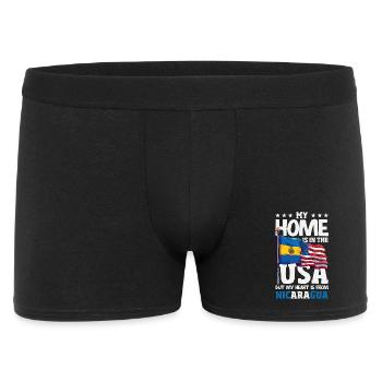 Nicaragua Flag Pride & Home - Men's Boxer Shorts - black - Front