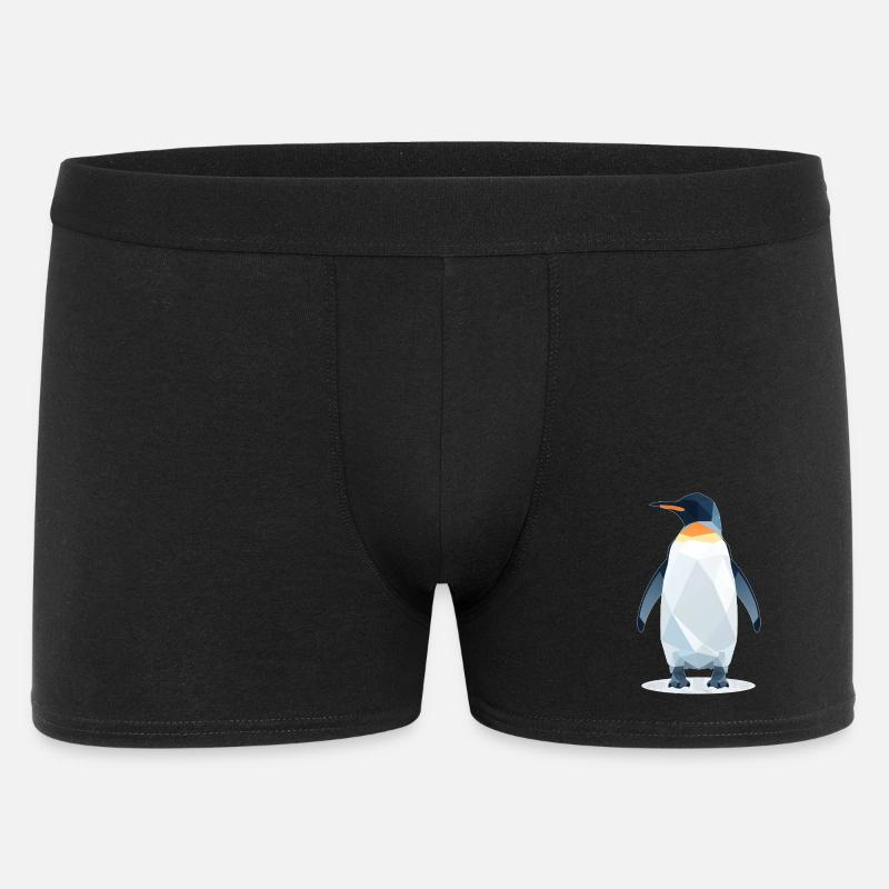 Pinguin Style - Männer Boxer Shorts - Schwarz